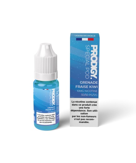Prodigy E Liquide 10ml Grenade Fraise Kiwi 10mg