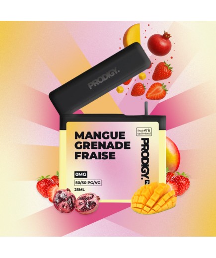 Mangue Grenade Fraise 25ml - Prodigy Pocket