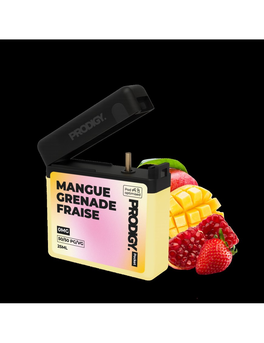 Mangue Grenade Fraise 25ml - Prodigy Pocket